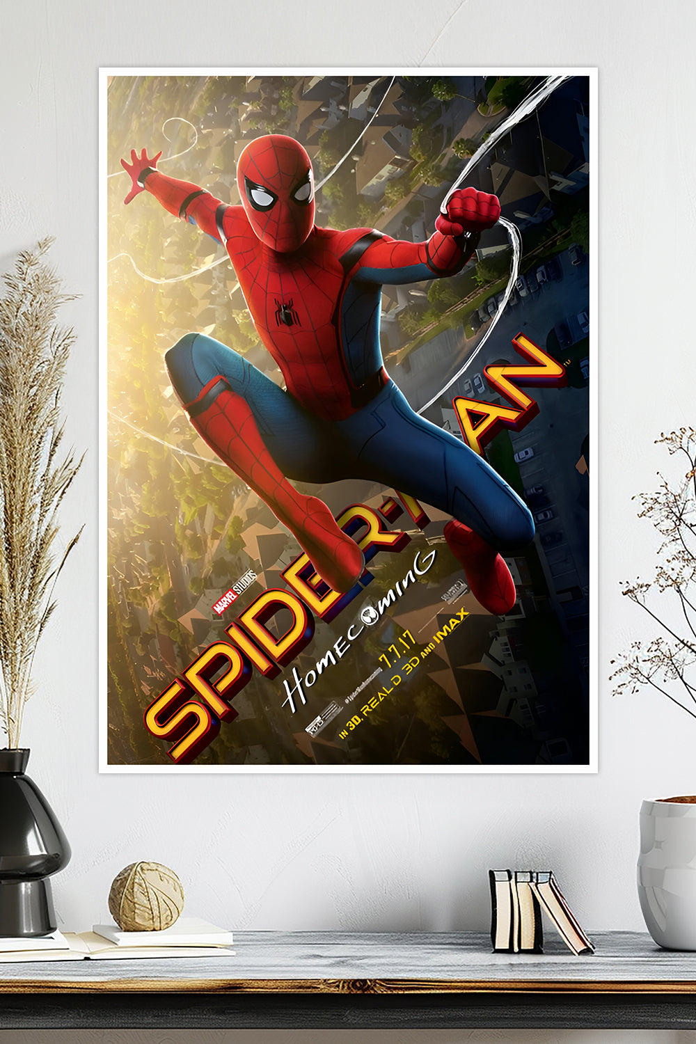 Spider Man Homecoming Marvel Poster ThePosterPalette spider-man-homecoming-marvel-poster-theposterpalette