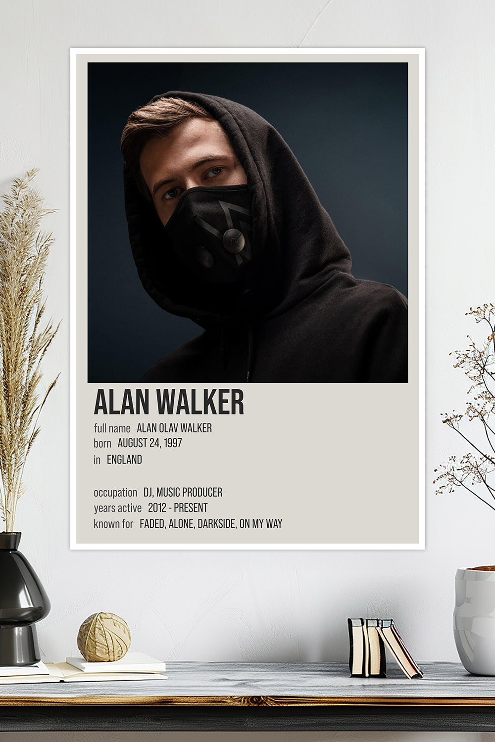 Alan Walker | DJ | EDM | Music Poster