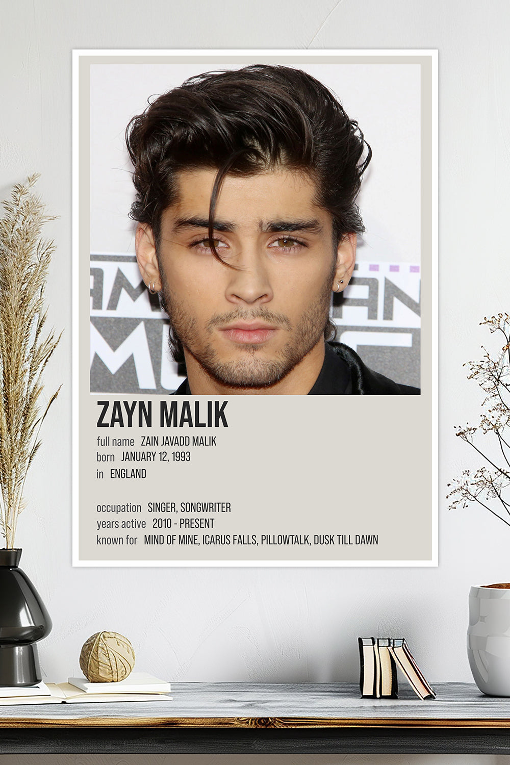 Zayn Malik | Singer-Songwriter | Music Poster