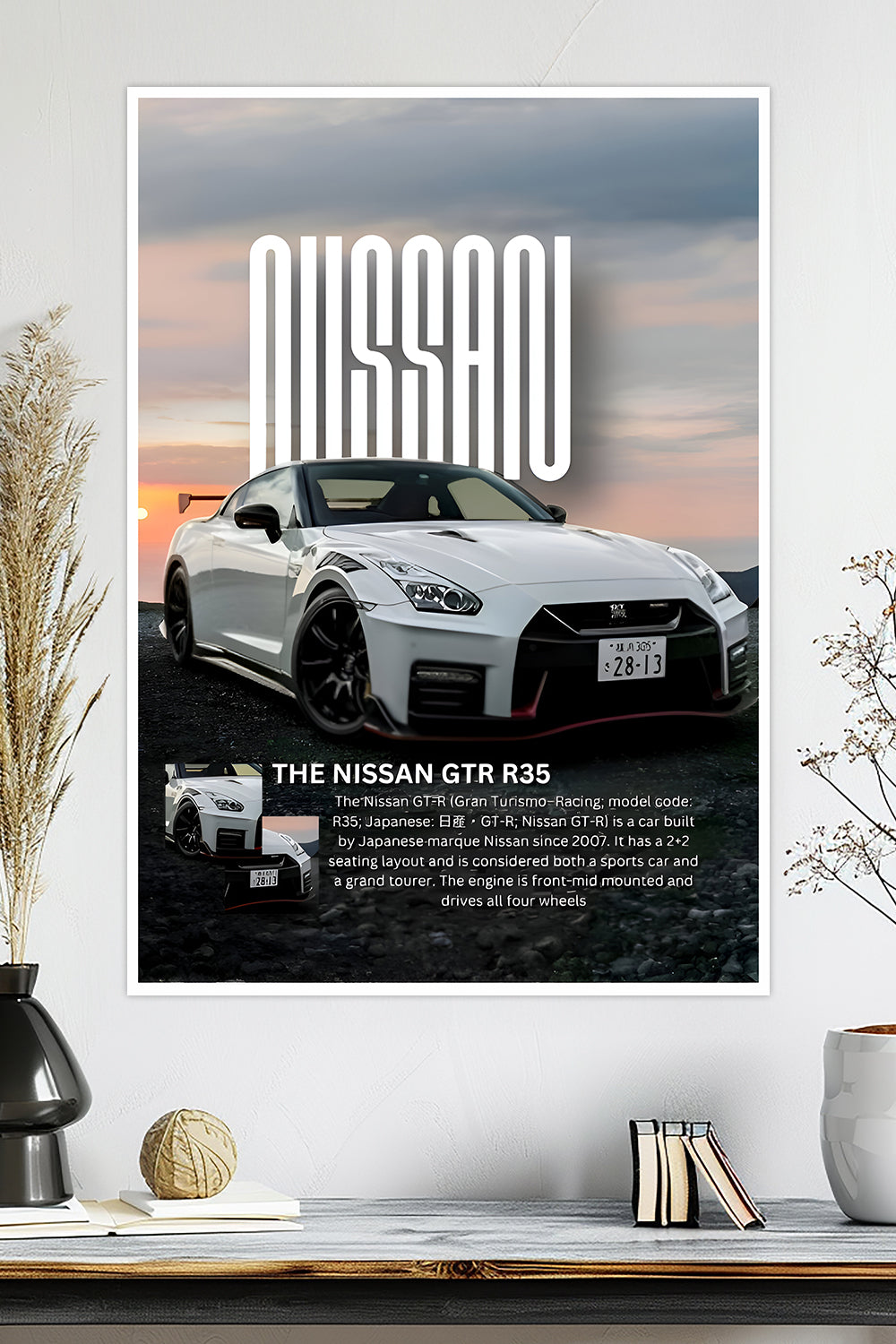 Nissan GT-R R35 | Car Poster