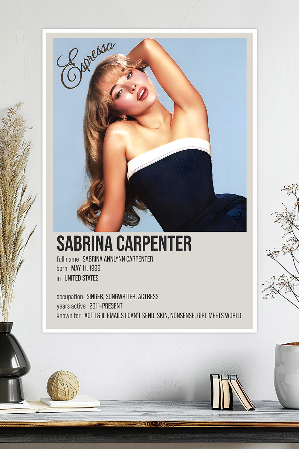 Sabrina Carpenter | Pop Star | Music Poster