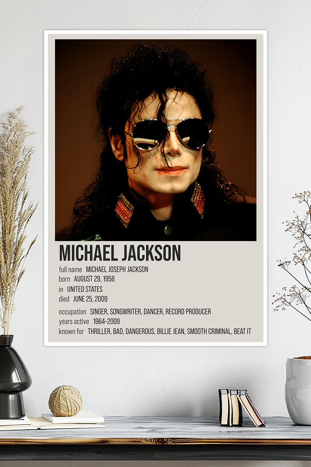 Michael Jackson | King of Pop | Music Poster