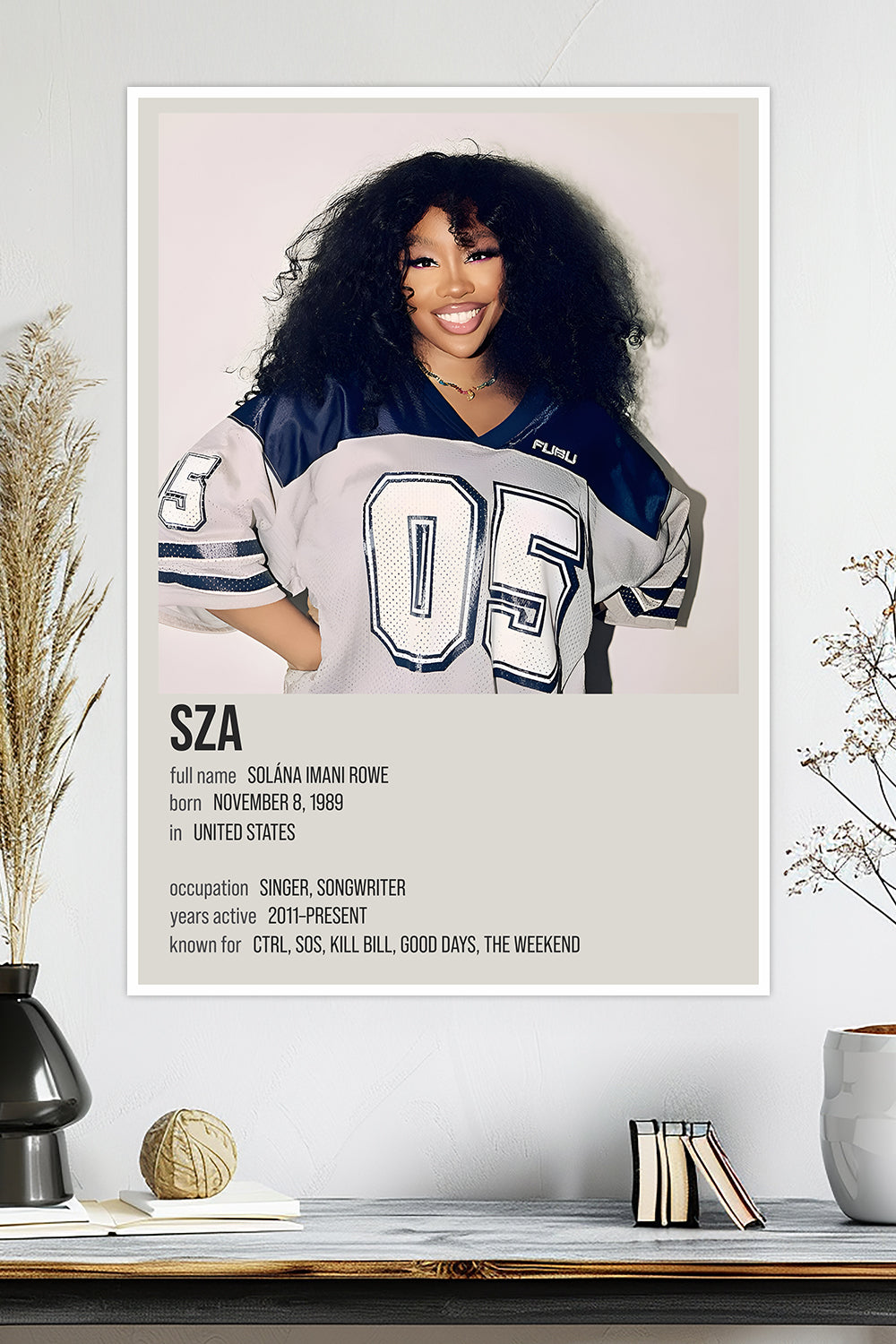 SZA | R&B Queen Poster | Music Poster