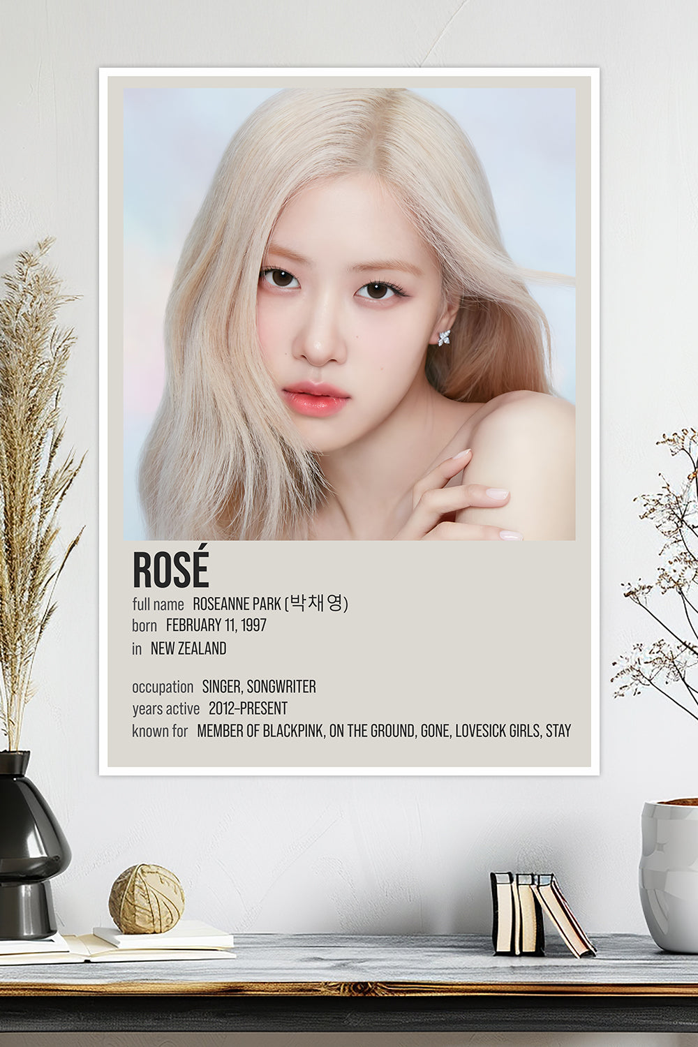 Rosé | BLACKPINK K-Pop Star | Music Poster
