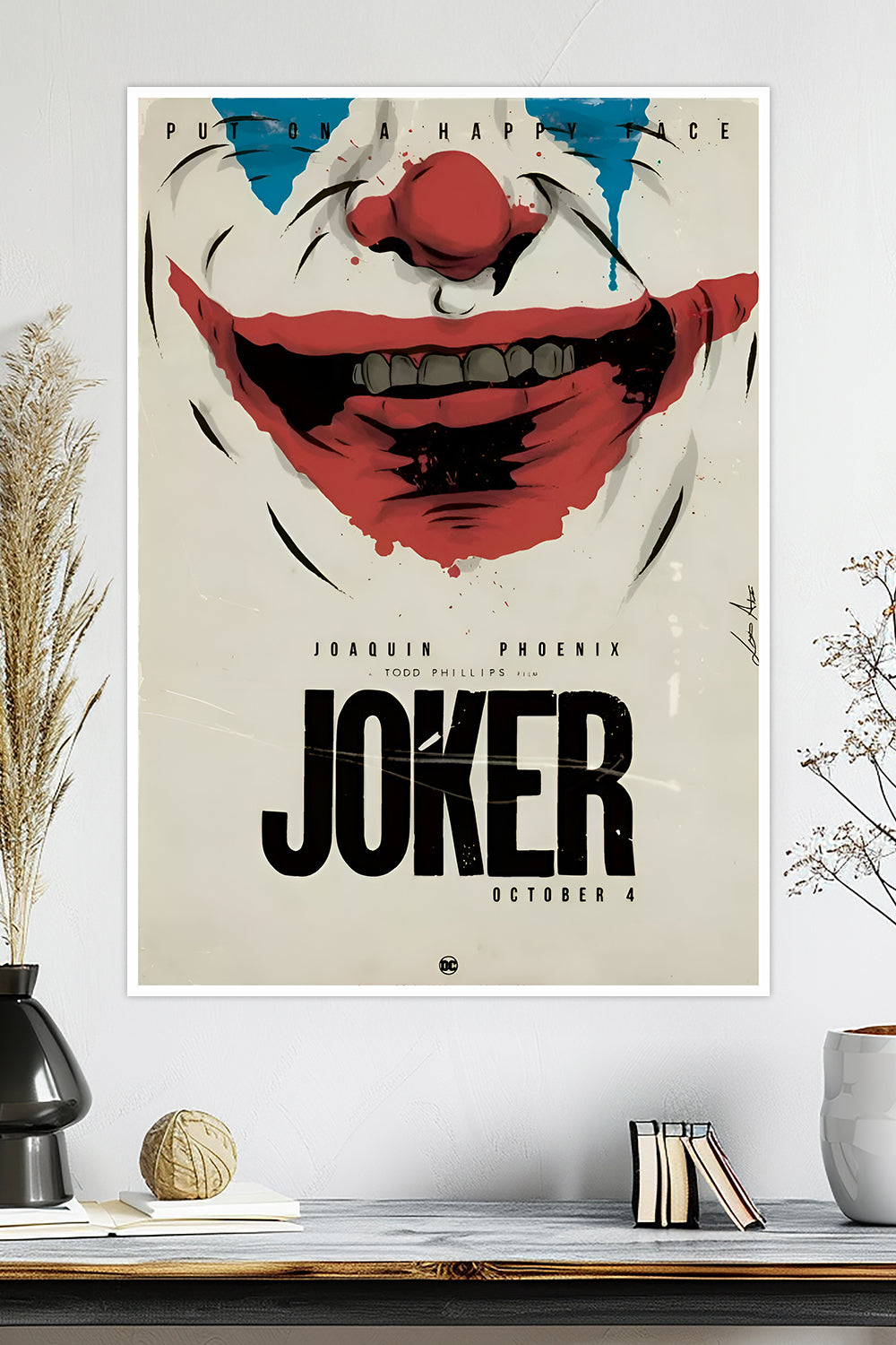 Joker | Put on a Happy Face | Joaquin Phoenix | Movie Poster
