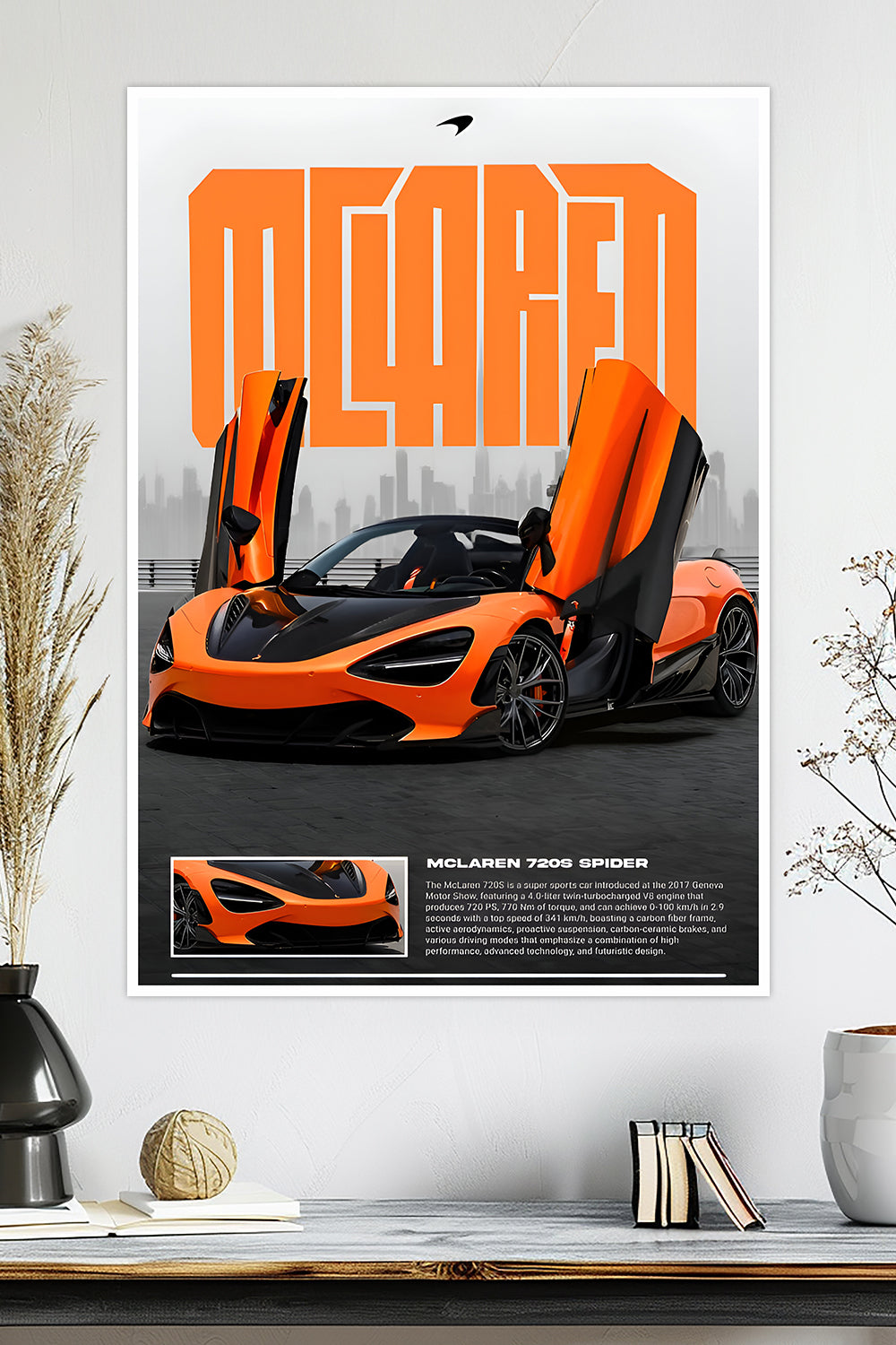McLaren 720S Spider | Car Poster