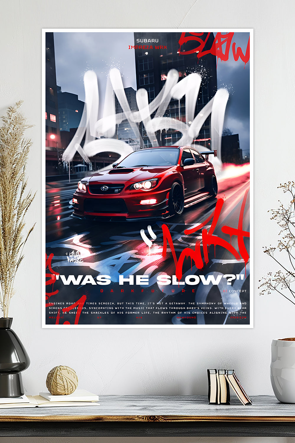 Subaru Impreza WRX STI | "Was He Slow?" | Car Poster