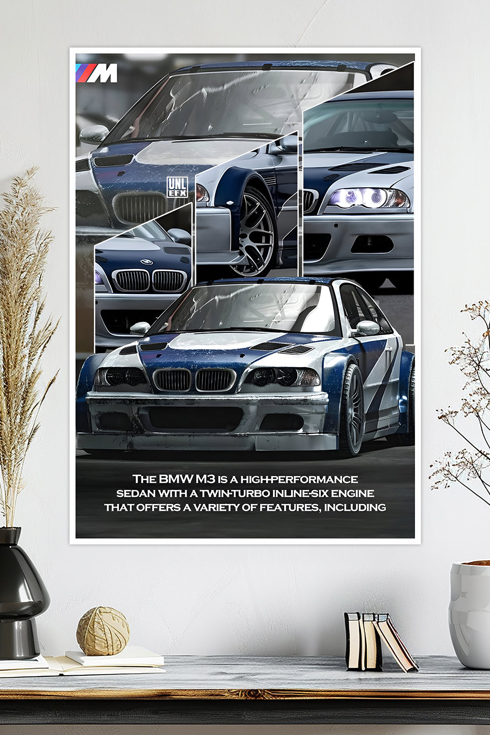 BMW M3 | E46 Most Wanted | Car Poster