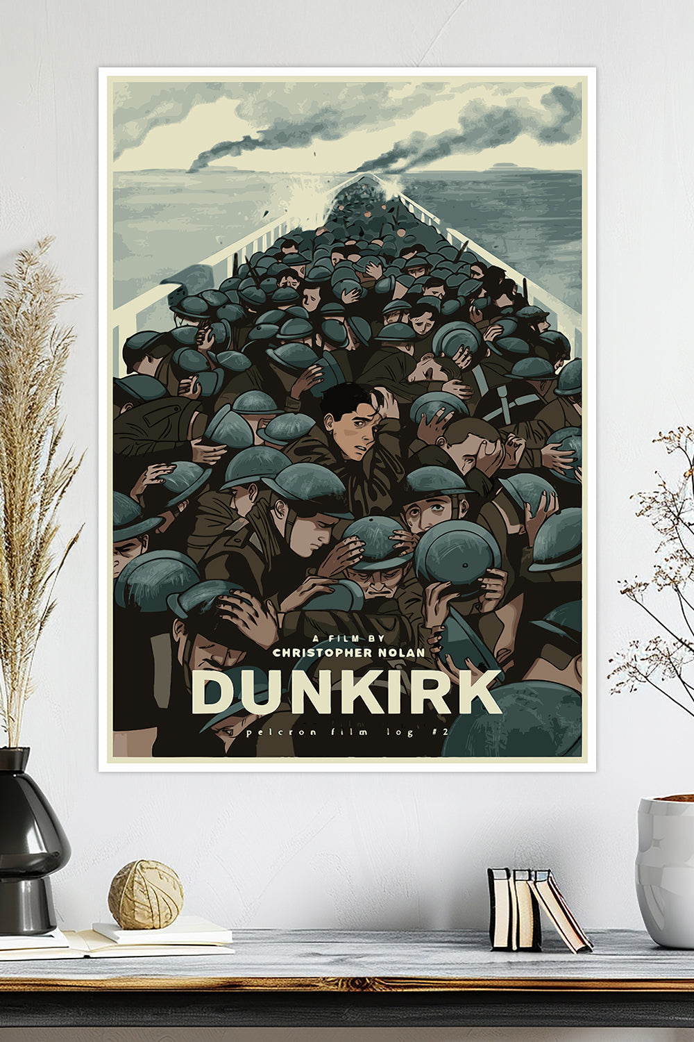 Dunkirk Christopher Nolan Movie Poster ThePosterPalette dunkirk-christopher-nolan-movie-poster-theposterpalette