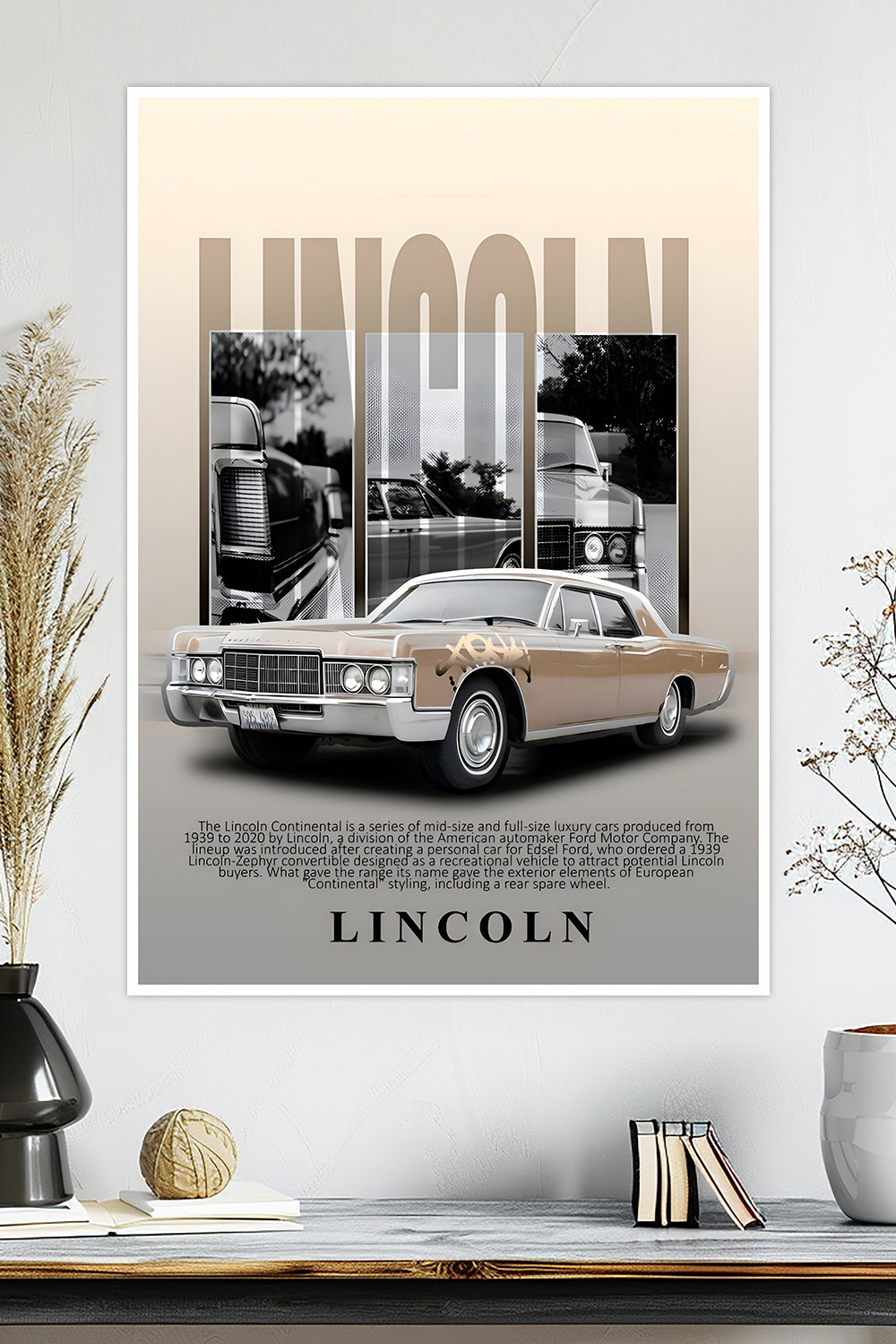 Lincoln Continental | Car Poster