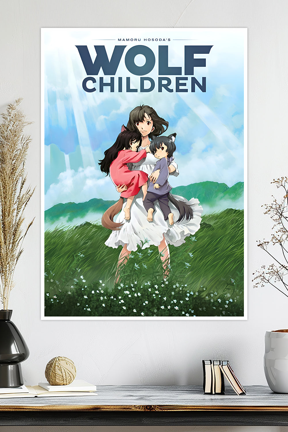 Wolf Children Poster | Mamoru Hosoda | Anime Poster