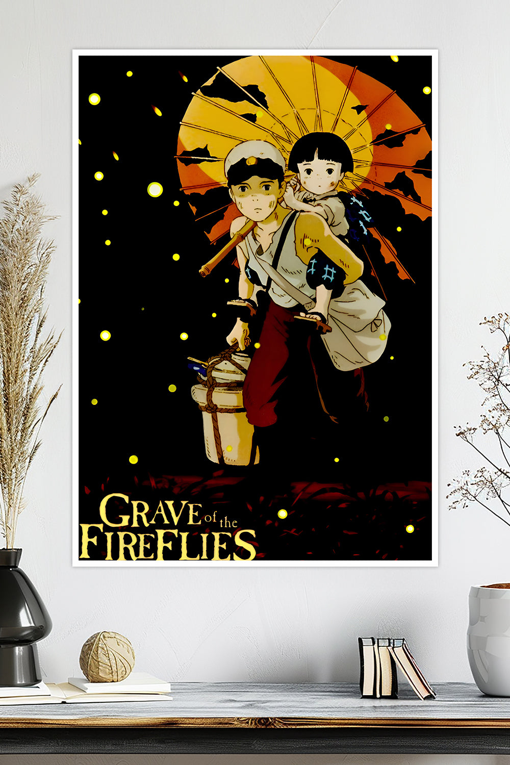 Grave of the Fireflies | Studio Ghibli | Anime Poster