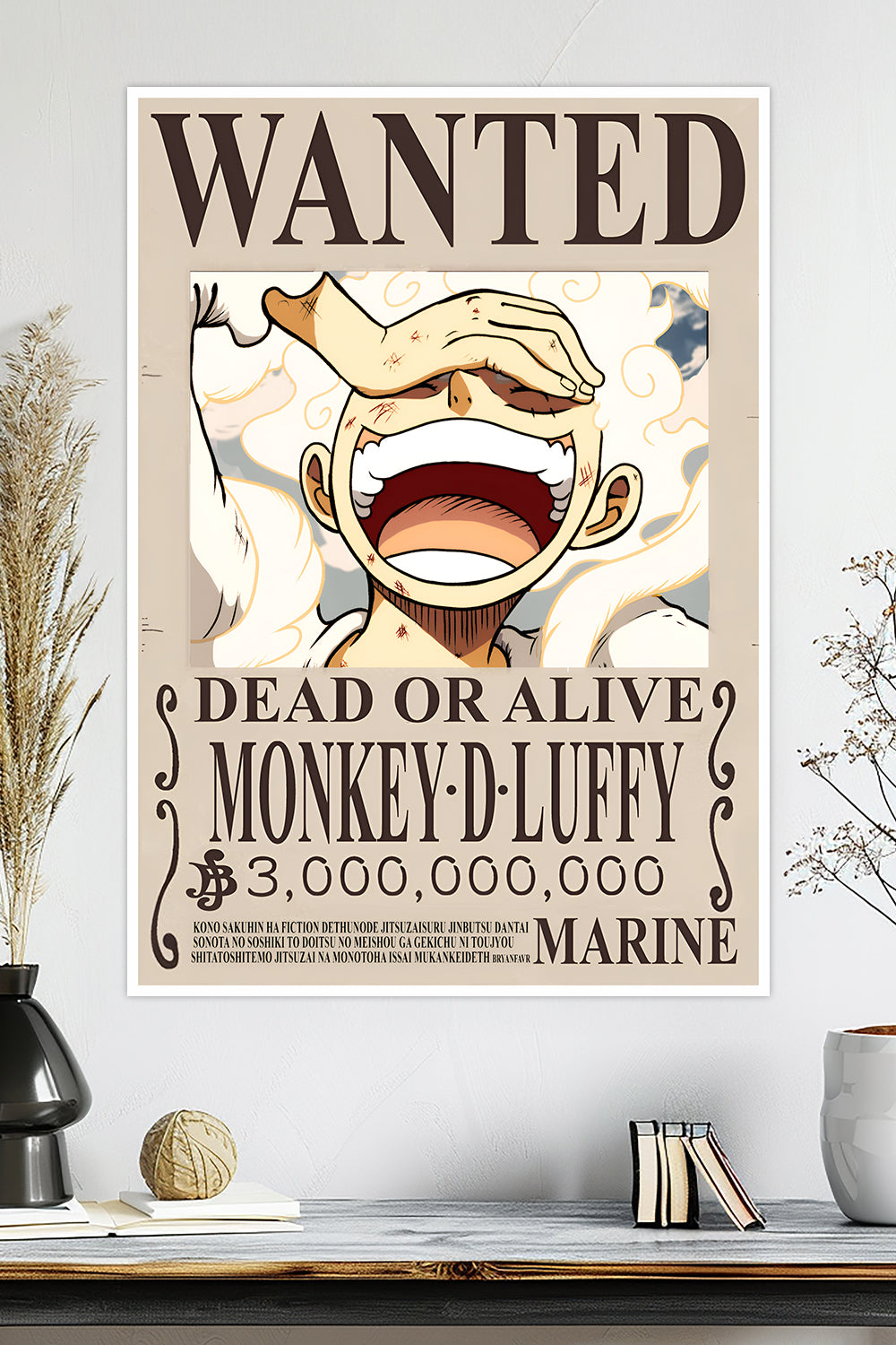One Piece | Monkey D. Luffy | Wanted Poster | Anime Poster (Copy)