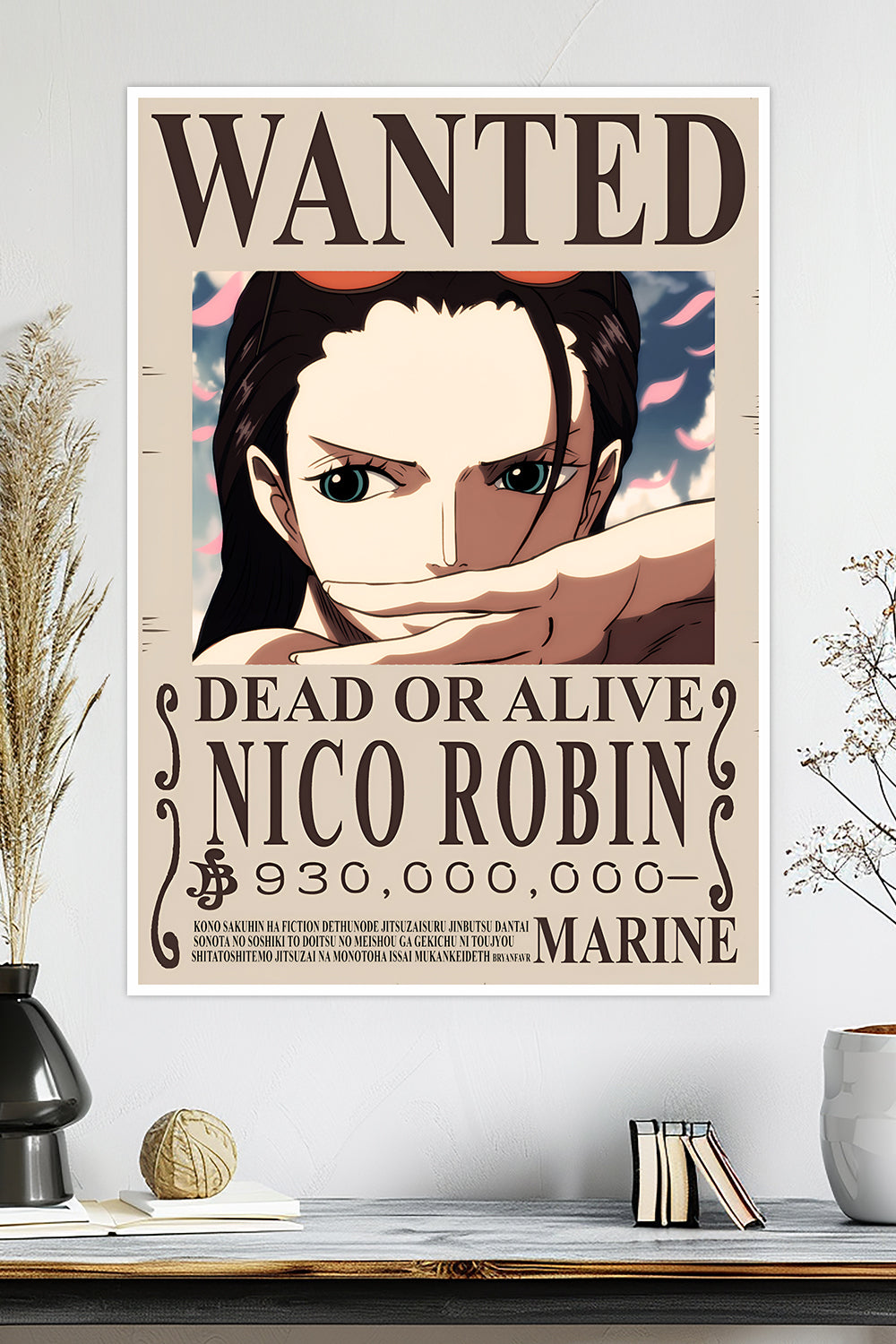 One Piece | Nico Robin | Wanted Poster | Anime Poster