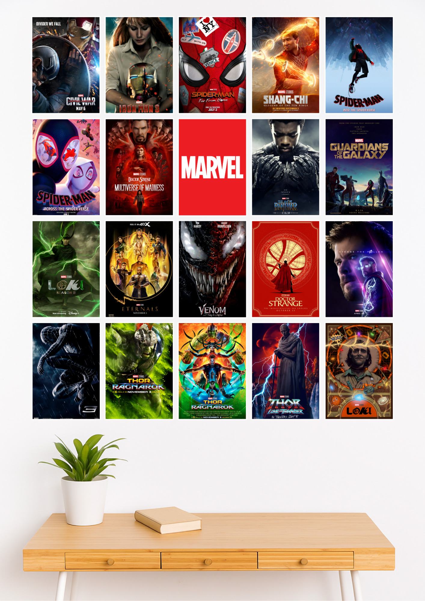 Marvel poster set |Superhero Collection
