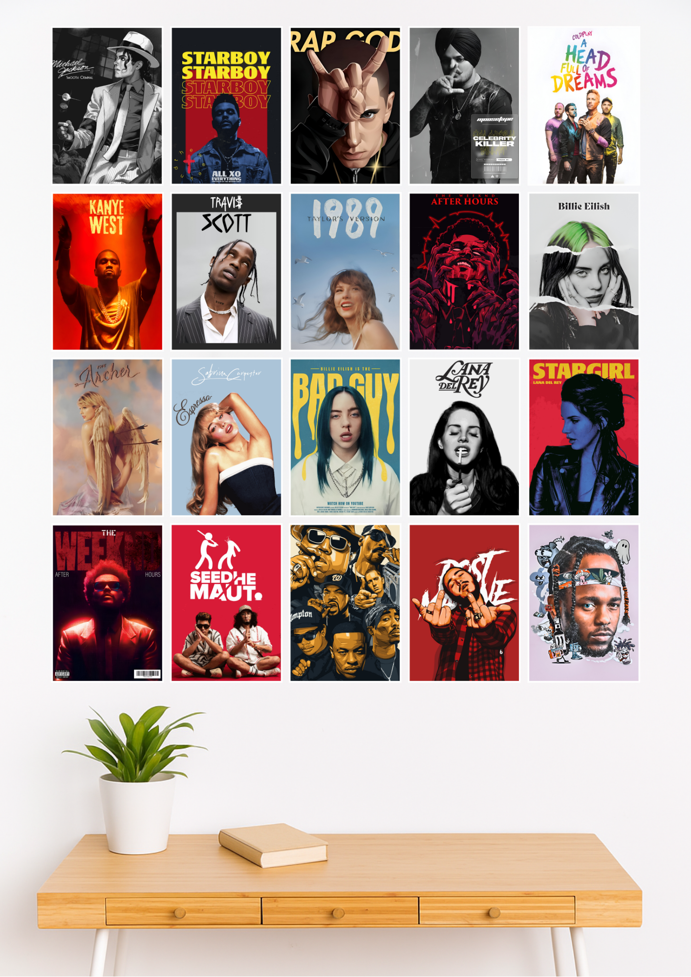 Musician poster set |Music Collection