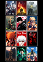 Anime poster set | Anime