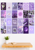 Aesthetic Collectible | Purple Vibes | Wall Set