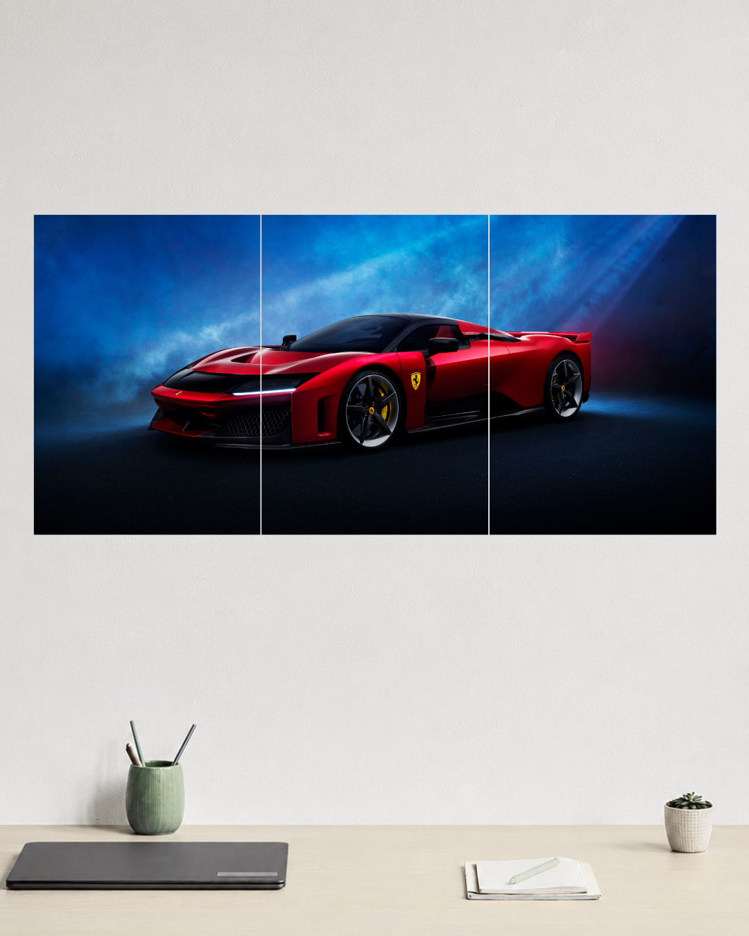 Ferrari – Three Panel Split Poster