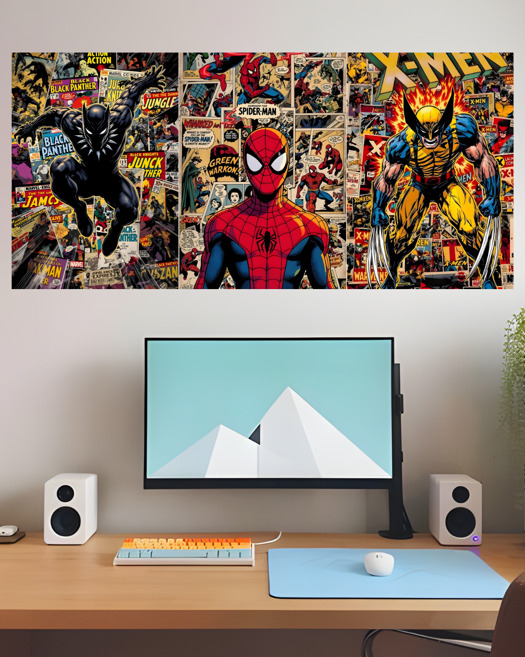Superheros Poster | 3 Piece Set