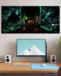 Roronoa Zoro 3 Panel Wall Art | One Piece Split Poster