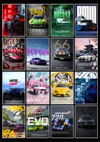 Cars poster set | Cars Collection