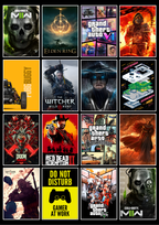 Gaming poster set |Game Collection