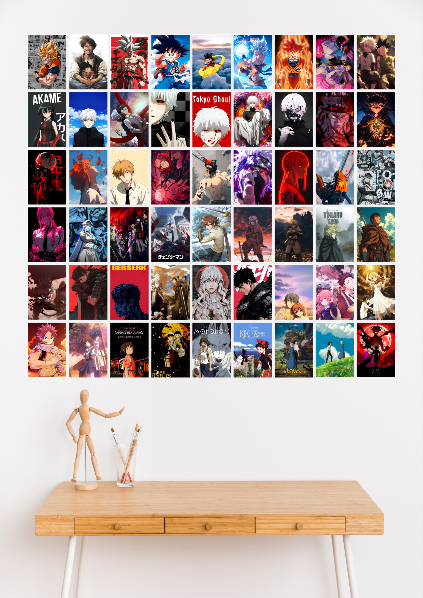54 Epic Anime Collage Set