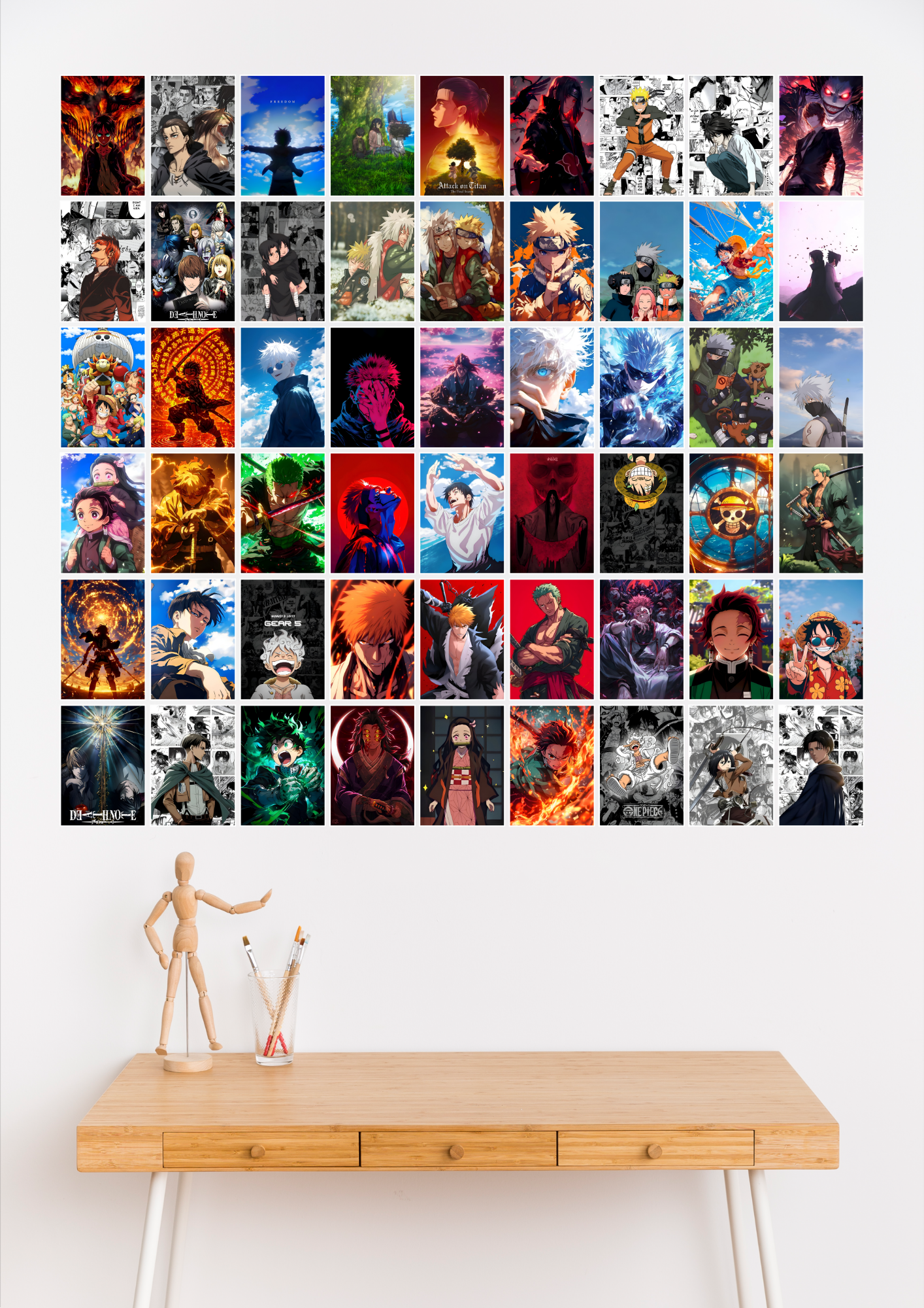 54 Epic Anime Collage Set