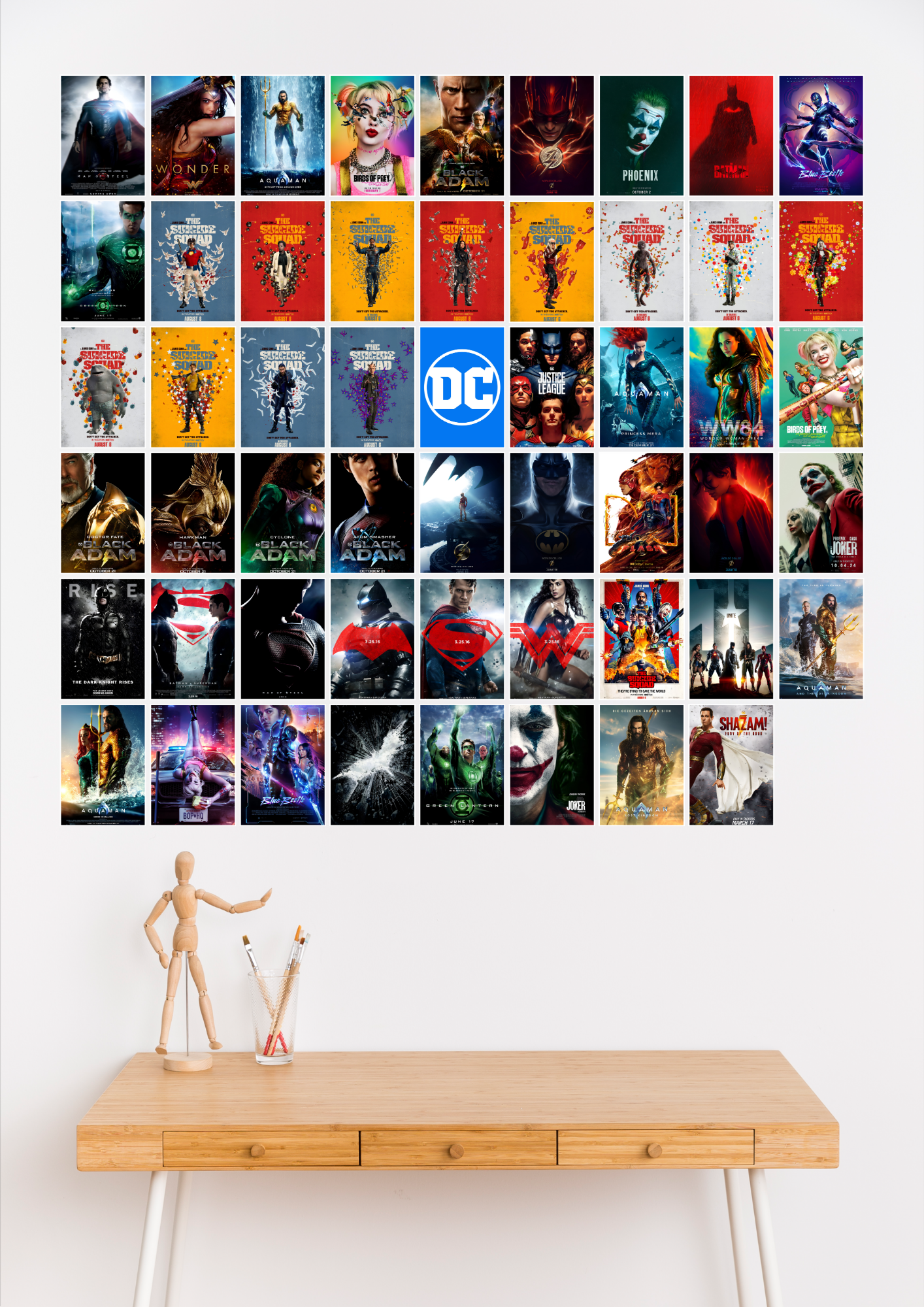 54 Epic DC Collage Set