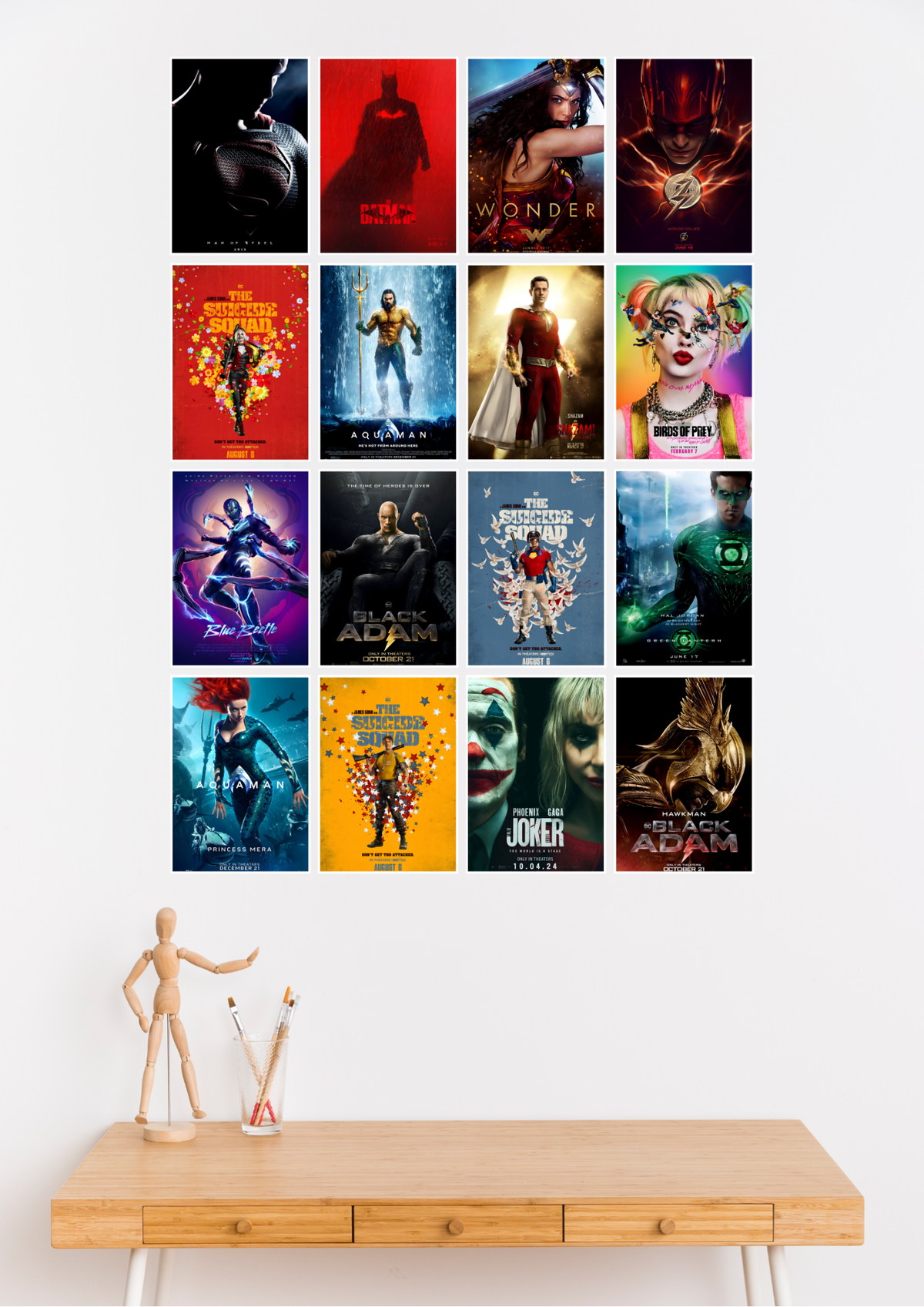 16 Epic DC Collage Set
