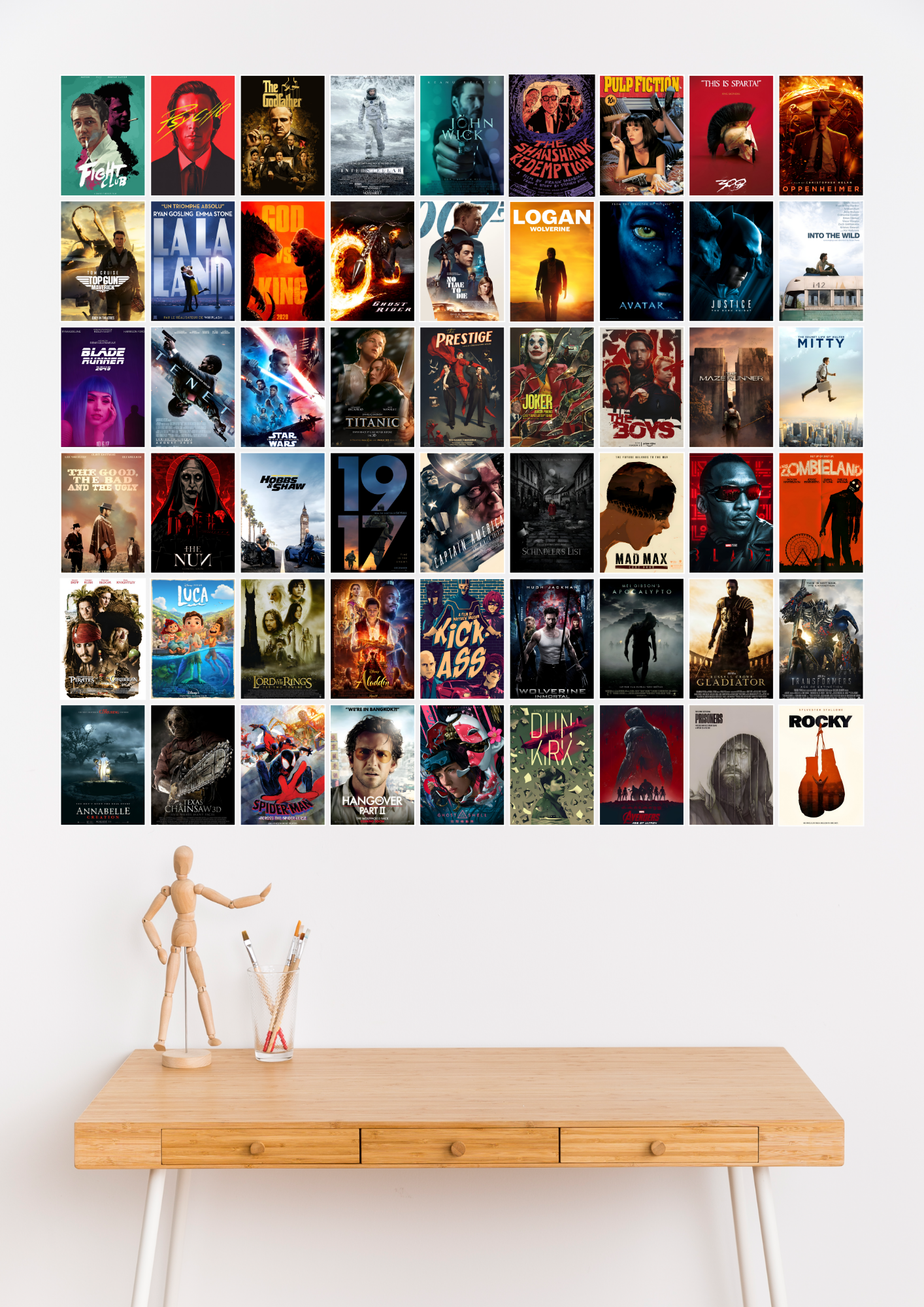 54 Epic Movie Collage Set