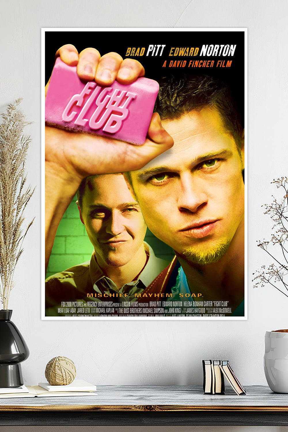 Fight Club | Brad Pitt & Edward Norton | Movie Poster