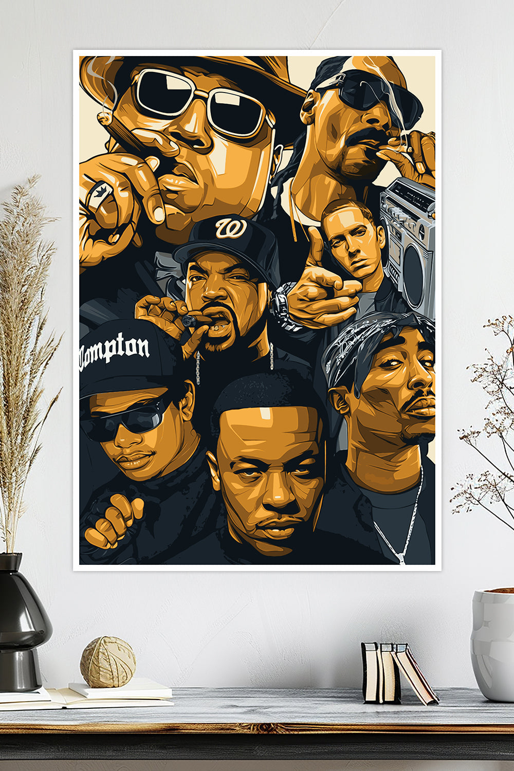 Hip-Hop Legends | Iconic Rap Poster | Music Poster