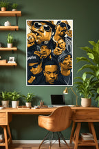 Hip-Hop Legends | Iconic Rap Poster | Music Poster