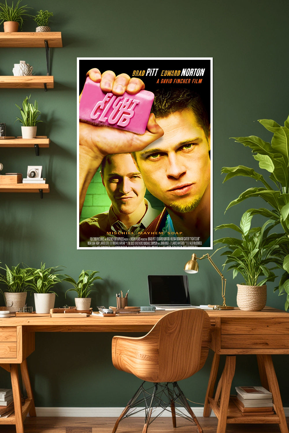 Fight Club | Brad Pitt & Edward Norton | Movie Poster