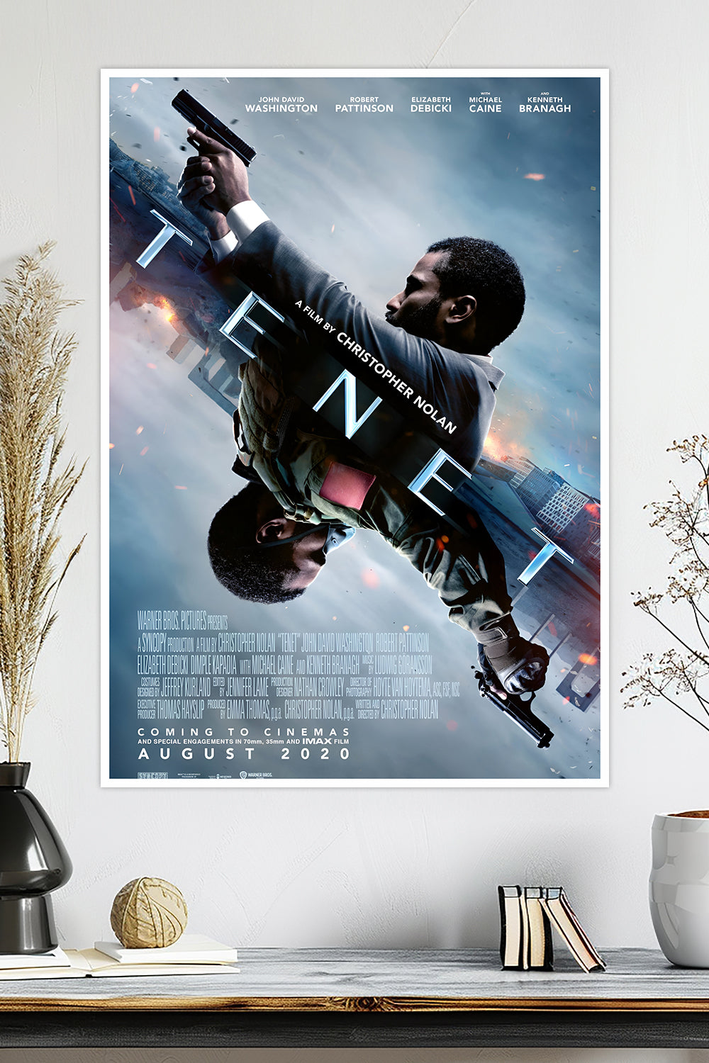 Tenet: Time Inversion | Christopher Nolan | Movie Poster