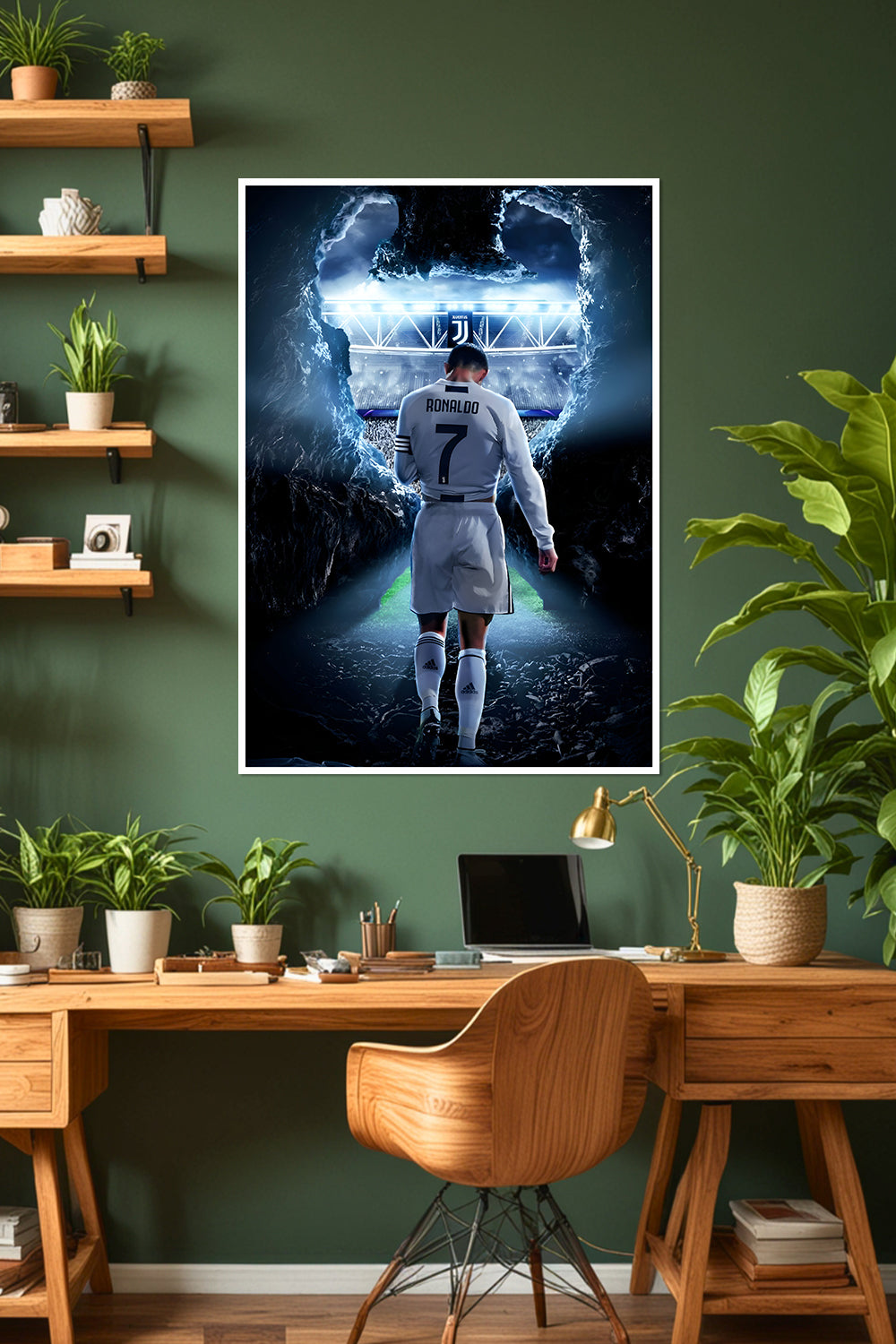 Cristiano Ronaldo | Number 7 | Football Poster