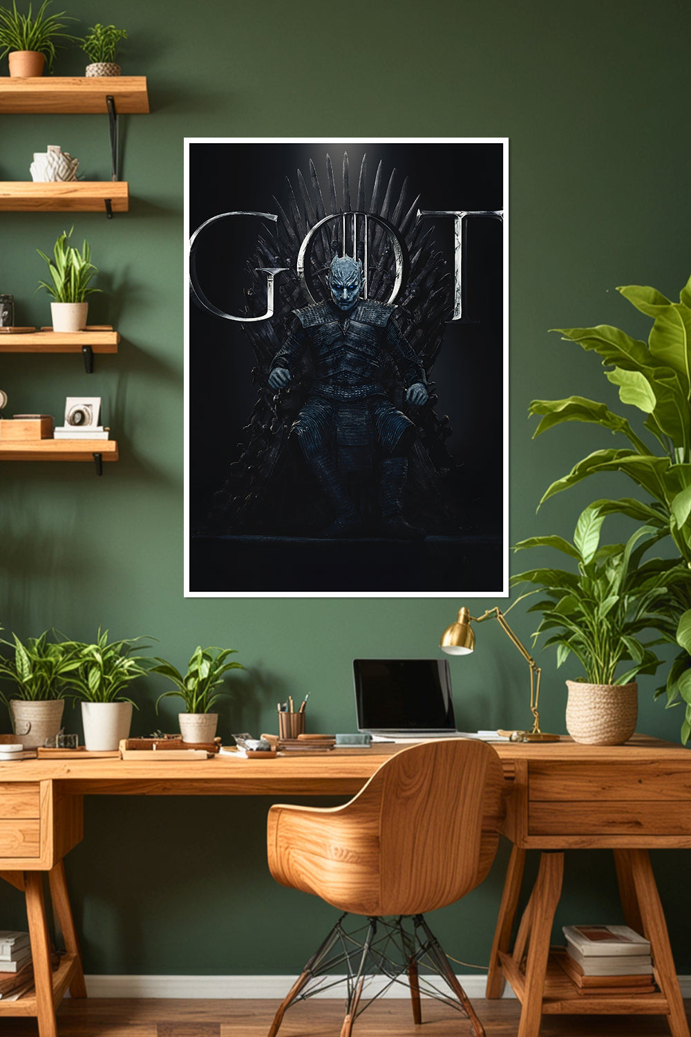 Game of Thrones Night King | GOT Iron Throne | TV-Series Poster