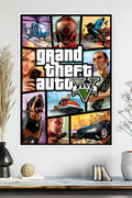 Grand Theft Auto V | GTA 5 | Michael, Trevor & Franklin | Game Poster