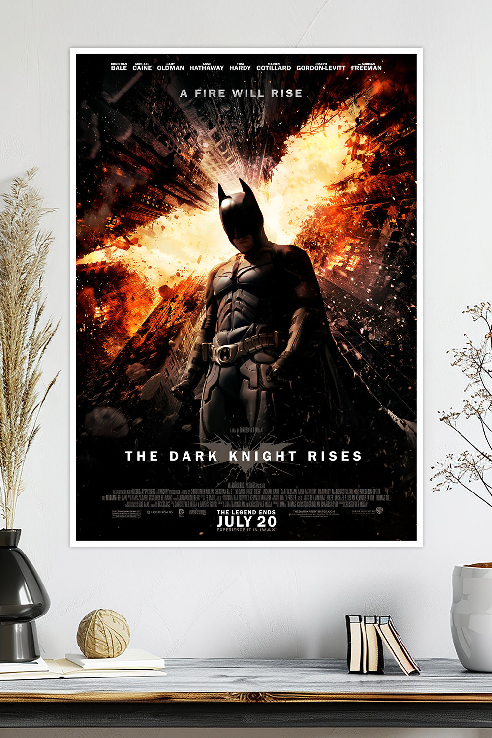 Batman | Christian Bale | The Dark Knight Rises | DC Poster
