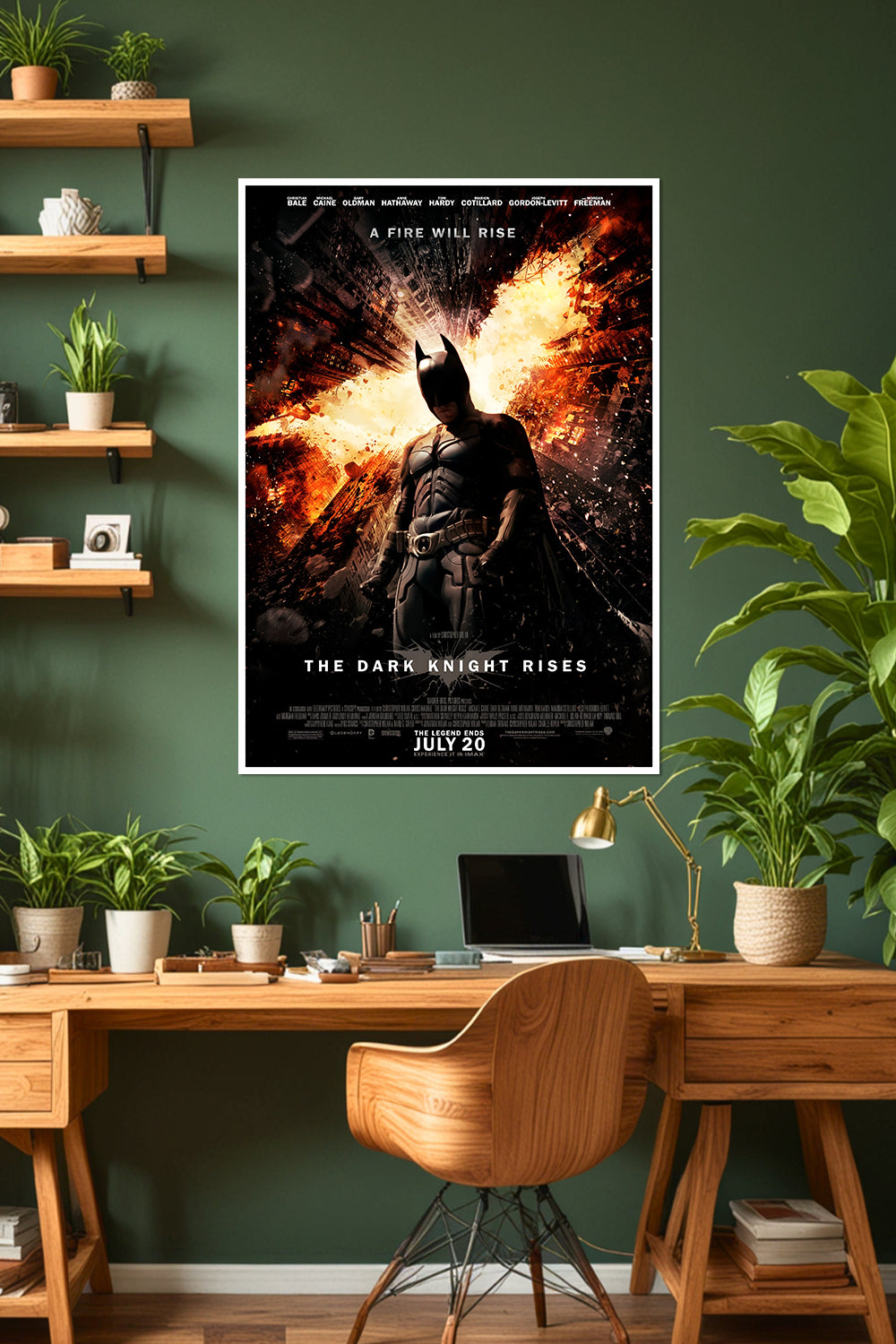 Batman | Christian Bale | The Dark Knight Rises | DC Poster