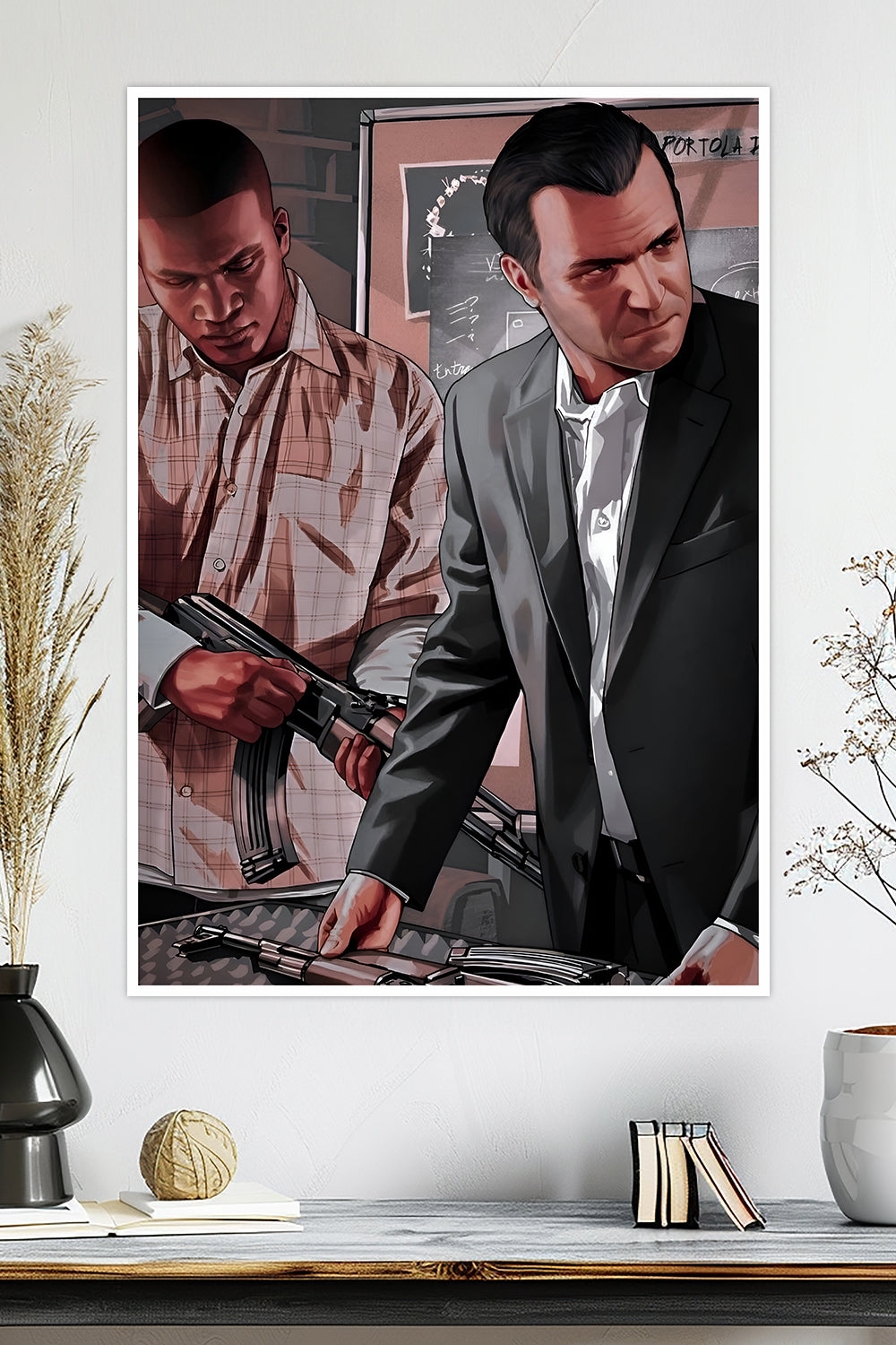 Grand Theft Auto V | GTA 5 | Michael, Trevor & Franklin | Game Poster