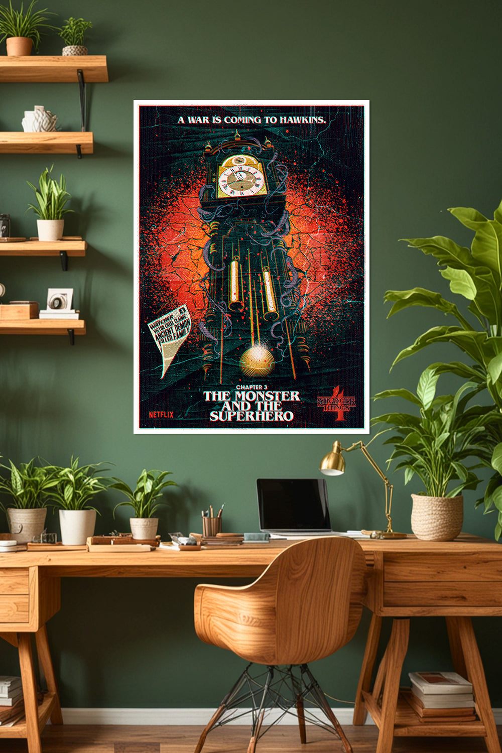 Stranger Things | Grandfather Clock | TV-Series Poster