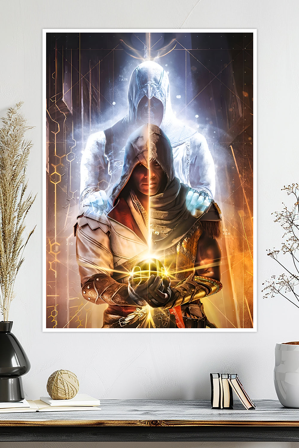 Altair and Bayek | Assassin's Creed | Game Poster