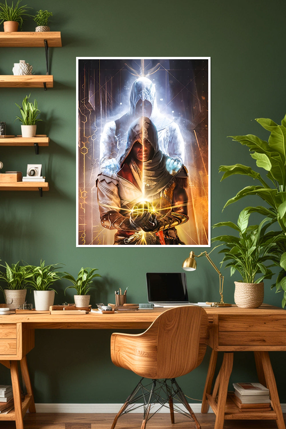 Altair and Bayek | Assassin's Creed | Game Poster