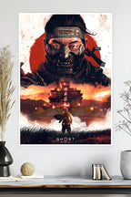 Ghost of Tsushima Samurai Poster | Jin Sakai | Game Poster