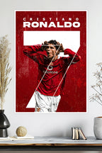 Cristiano Ronaldo | Vodafone Partnership | Football Poster