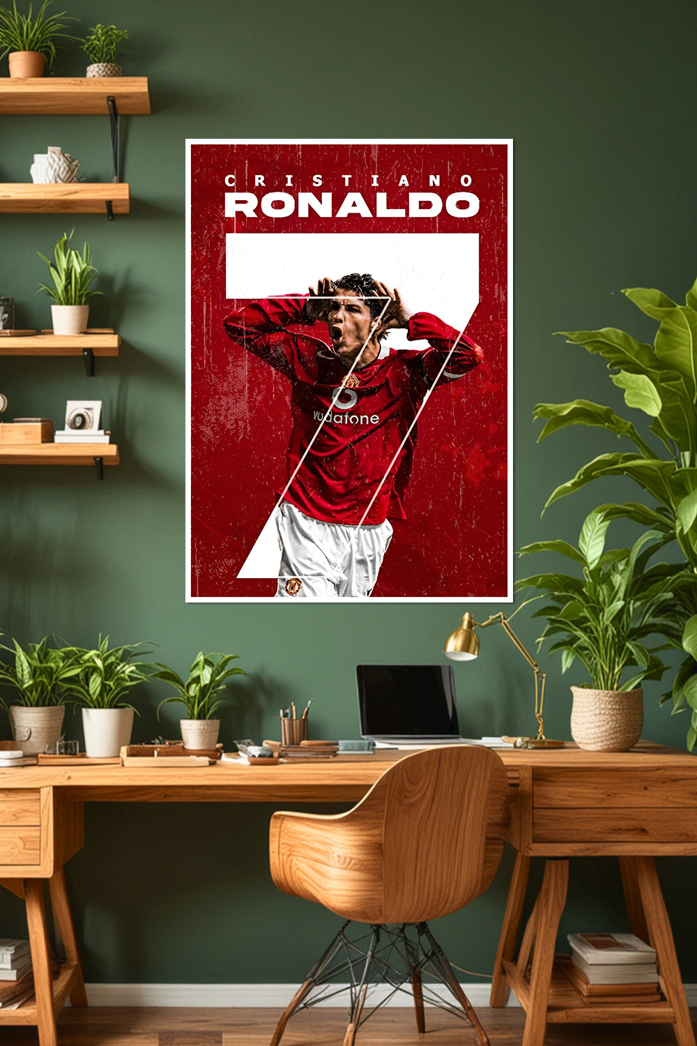 Cristiano Ronaldo | Vodafone Partnership | Football Poster