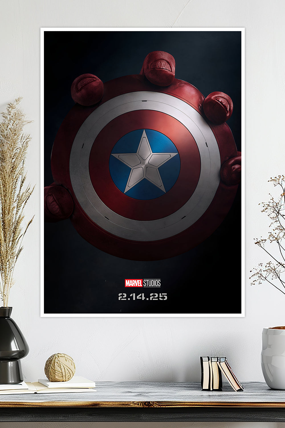 Captain America: Brave New World | Sam Wilson Shield | Marvel Poster